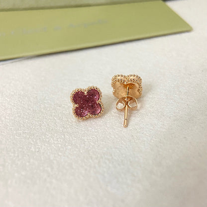[⭐Seralia]2026 NEW MINI CLOVER 1 MOTIF  BUBBLE PINK ENAMEL