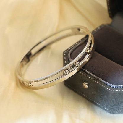 [⭐Seralia]Move Romane Diamond Bangle Bracelet