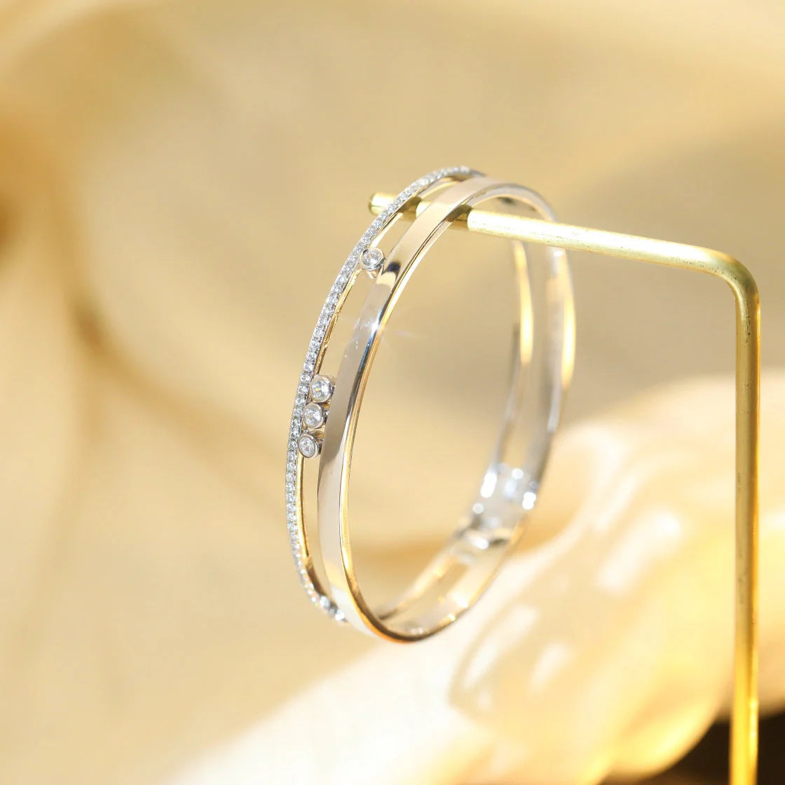 [⭐Seralia]Move Romane Diamond Bangle Bracelet