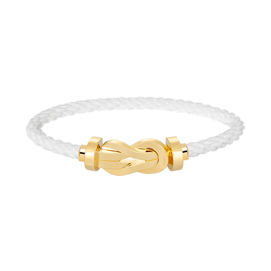[⭐Seralia]CHANCE LARGE 8 FIGURE BUCKLE NO DIAMOND BRACELET GOLD