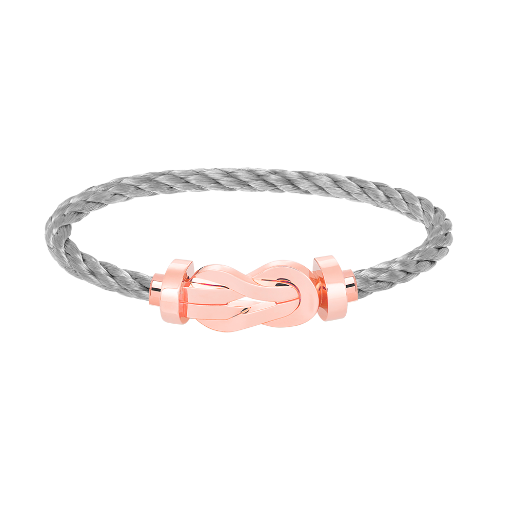 [⭐Seralia]CHANCE LARGE 8 FIGURE BUCKLE NO DIAMOND BRACELET ROSE GOLD