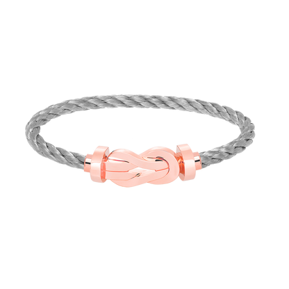 [⭐Seralia]CHANCE LARGE 8 FIGURE BUCKLE NO DIAMOND BRACELET ROSE GOLD