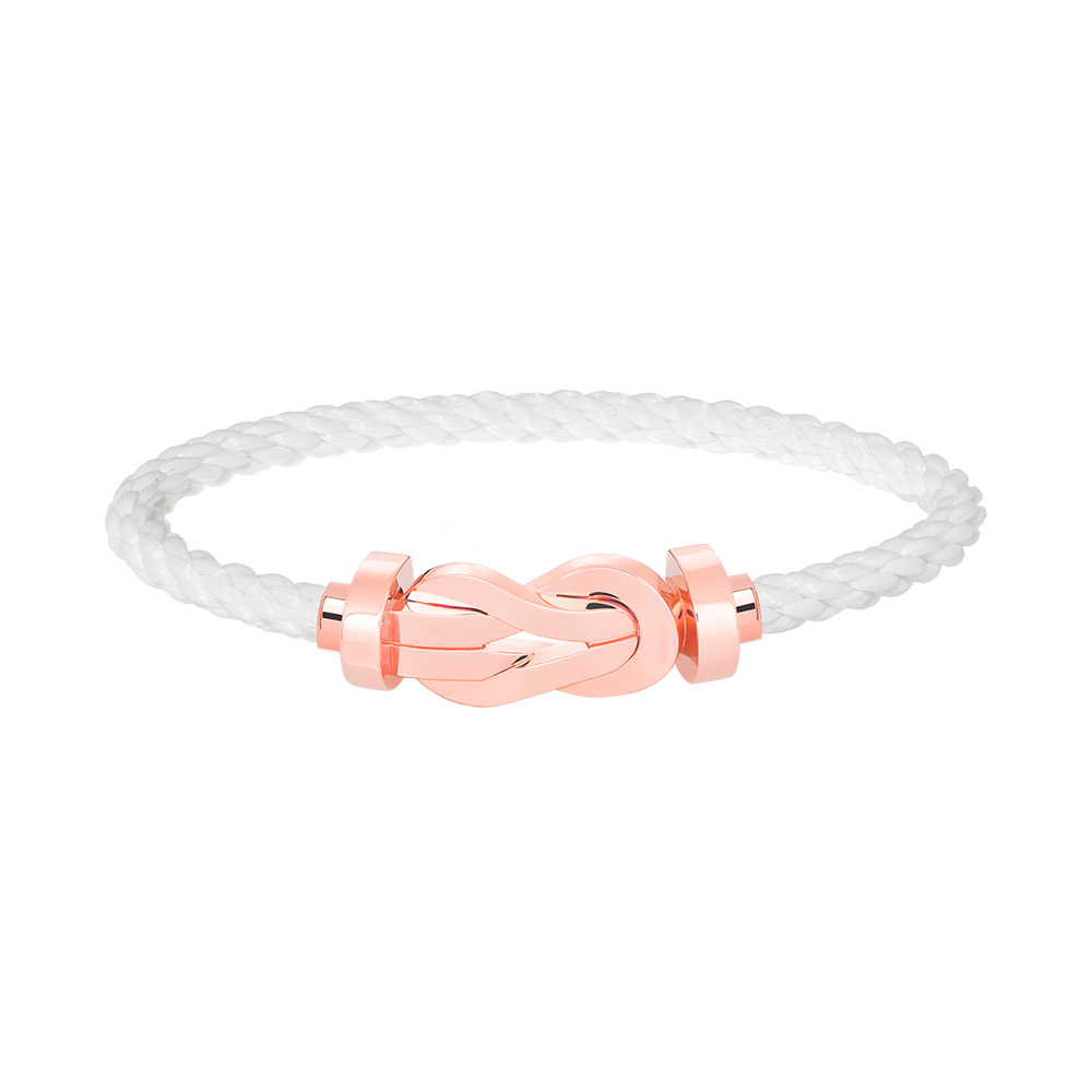 [⭐Seralia]CHANCE LARGE 8 FIGURE BUCKLE NO DIAMOND BRACELET ROSE GOLD