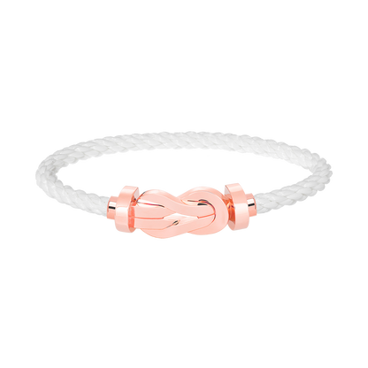 [⭐Seralia]CHANCE LARGE 8 FIGURE BUCKLE NO DIAMOND BRACELET ROSE GOLD