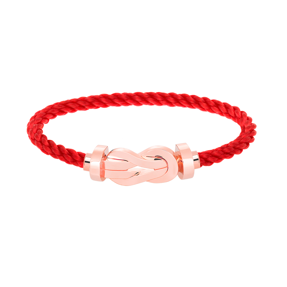 [⭐Seralia]CHANCE LARGE 8 FIGURE BUCKLE NO DIAMOND BRACELET ROSE GOLD