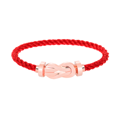[⭐Seralia]CHANCE LARGE 8 FIGURE BUCKLE NO DIAMOND BRACELET ROSE GOLD
