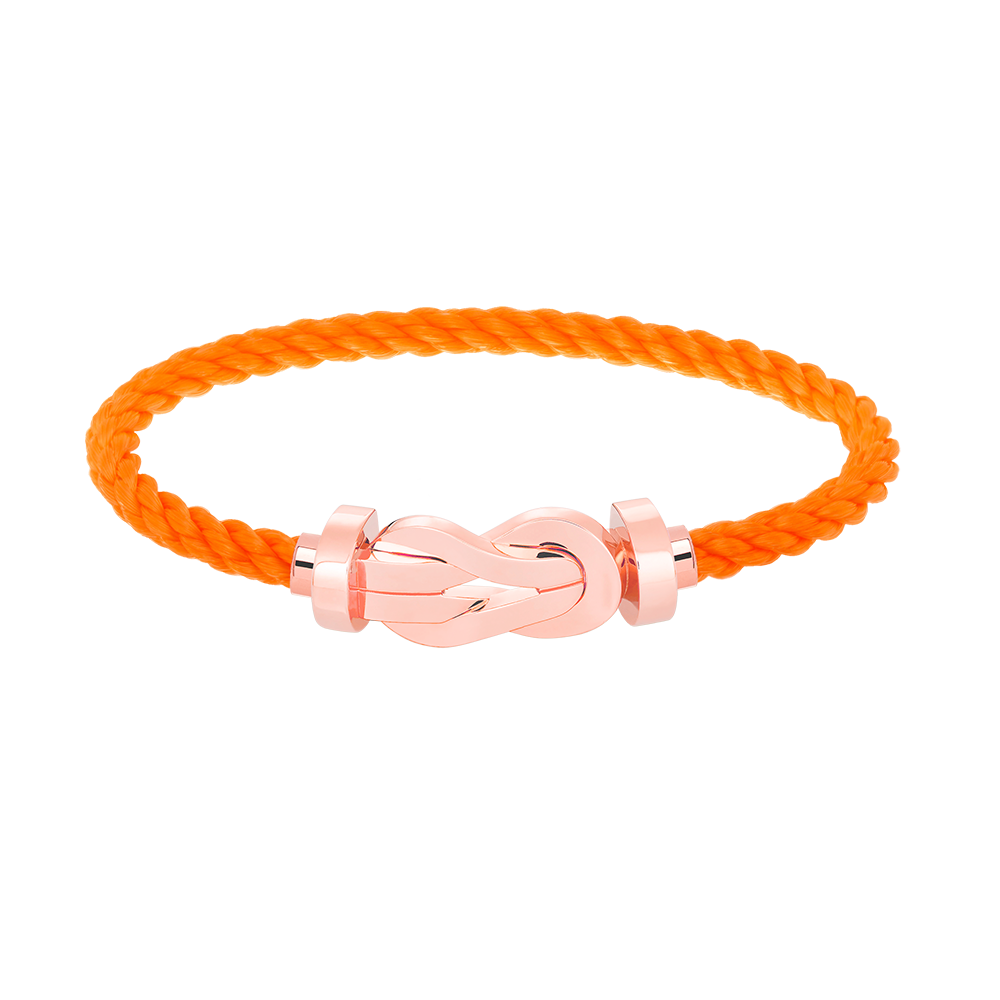[⭐Seralia]CHANCE LARGE 8 FIGURE BUCKLE NO DIAMOND BRACELET ROSE GOLD