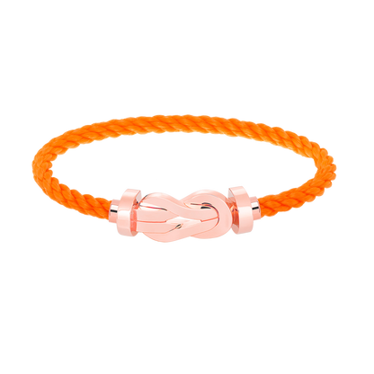 [⭐Seralia]CHANCE LARGE 8 FIGURE BUCKLE NO DIAMOND BRACELET ROSE GOLD