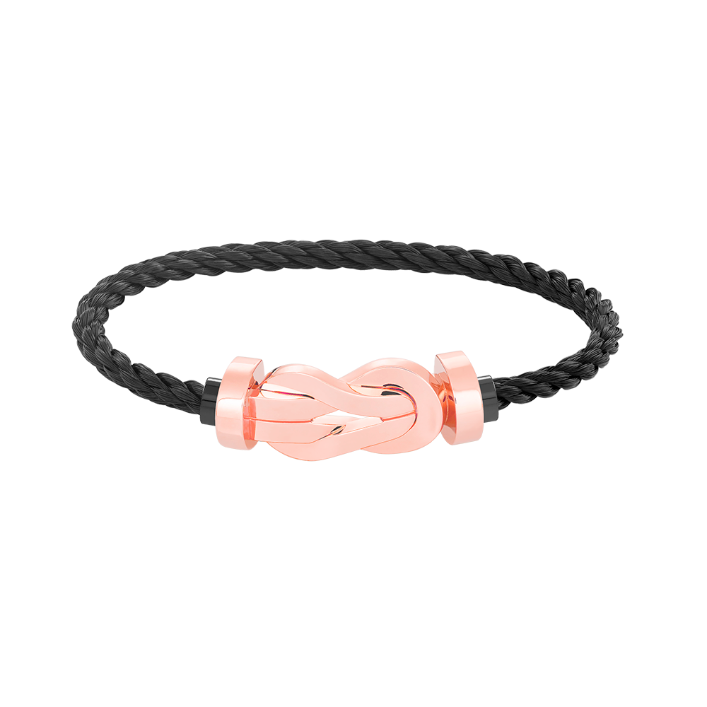 [⭐Seralia]CHANCE LARGE 8 FIGURE BUCKLE NO DIAMOND BRACELET ROSE GOLD