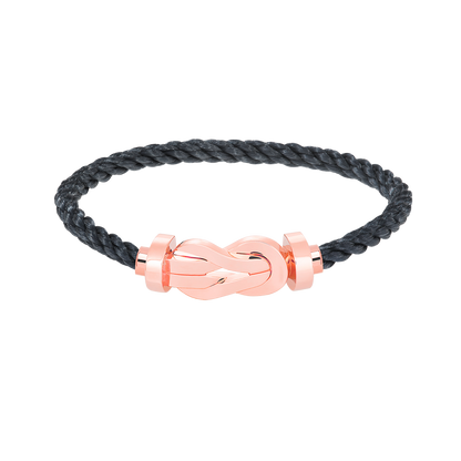 [⭐Seralia]CHANCE LARGE 8 FIGURE BUCKLE NO DIAMOND BRACELET ROSE GOLD