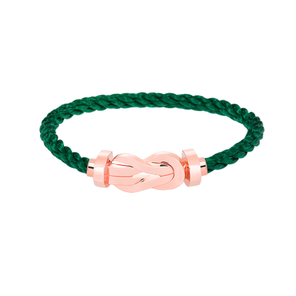 [⭐Seralia]CHANCE LARGE 8 FIGURE BUCKLE NO DIAMOND BRACELET ROSE GOLD