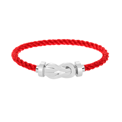 [⭐Seralia]CHANCE LARGE 8 FIGURE BUCKLE NO DIAMOND BRACELET SILVER