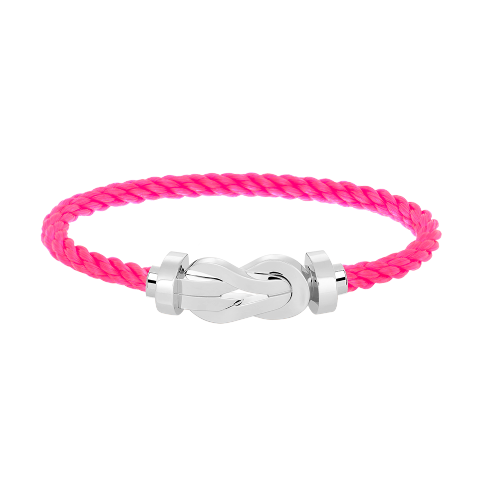 [⭐Seralia]CHANCE LARGE 8 FIGURE BUCKLE NO DIAMOND BRACELET SILVER