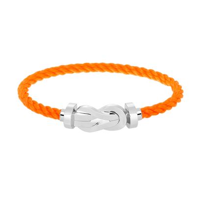 [⭐Seralia]CHANCE LARGE 8 FIGURE BUCKLE NO DIAMOND BRACELET SILVER