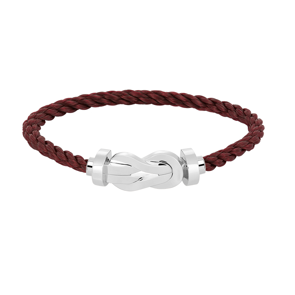 [⭐Seralia]CHANCE LARGE 8 FIGURE BUCKLE NO DIAMOND BRACELET SILVER