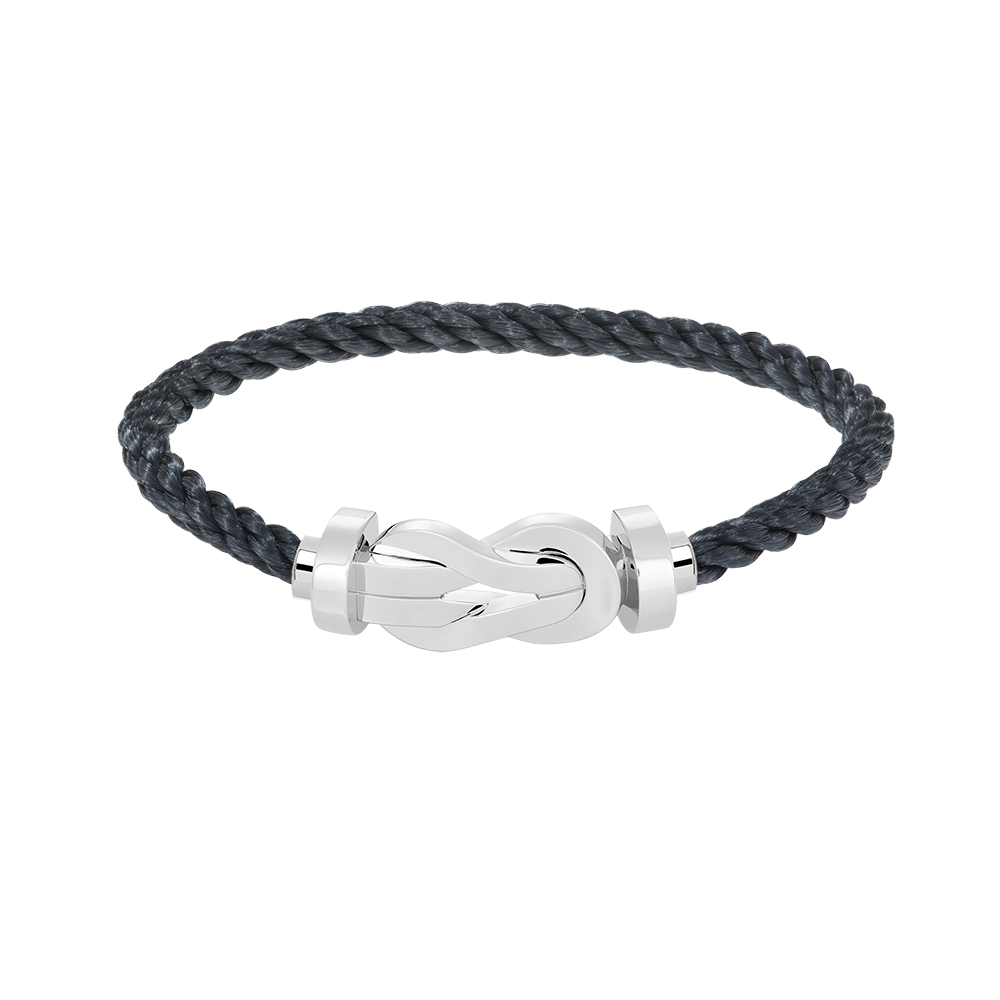 [⭐Seralia]CHANCE LARGE 8 FIGURE BUCKLE NO DIAMOND BRACELET SILVER