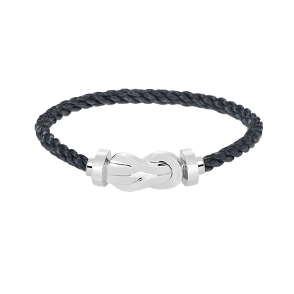 [⭐Seralia]CHANCE LARGE 8 FIGURE BUCKLE NO DIAMOND BRACELET SILVER