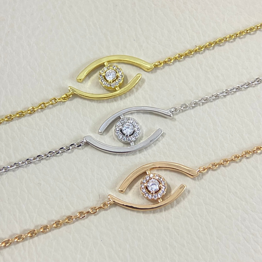 [⭐Seralia]Demo Eye Pave-Set Diamond Bracelet