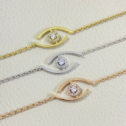 [⭐Seralia]Demo Eye Pave-Set Diamond Bracelet