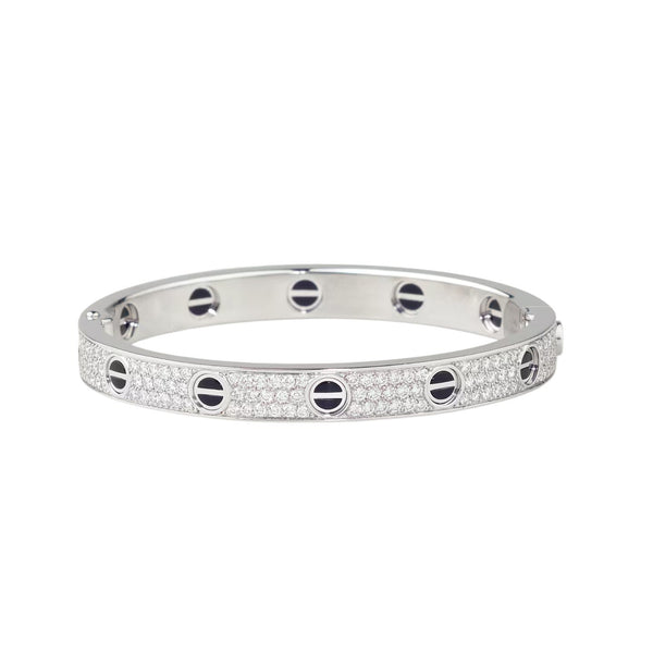 [⭐Seralia]LOVE BRACELET 6.1MM DIAMOND-PAVED CERAMIC