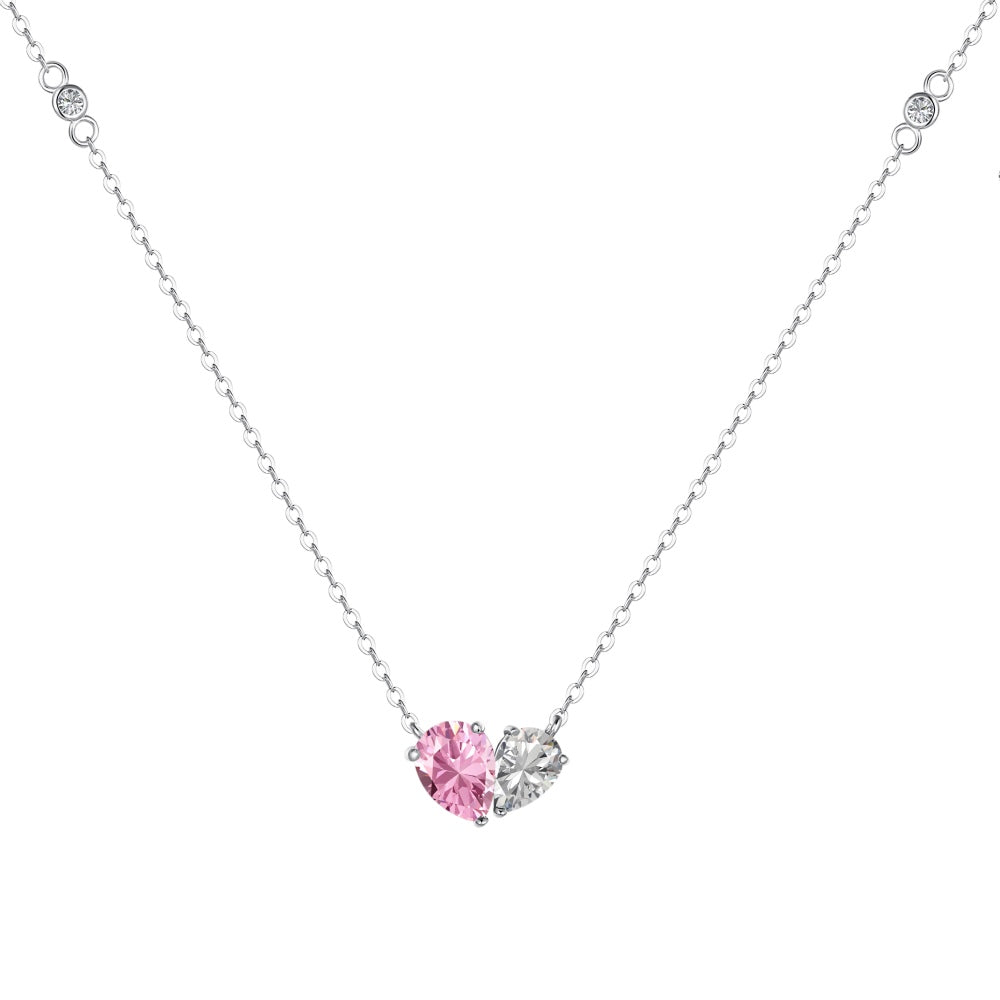 [Lucky Jewelry]Unique Heart Shape Necklace