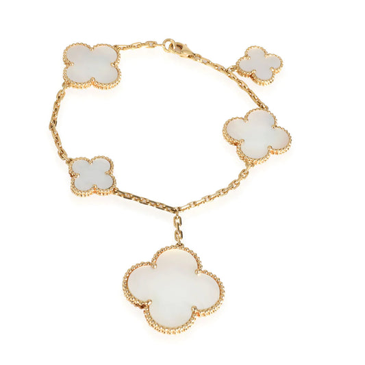 [⭐Seralia]MAGIC CLOVER MOP GOLD BRACELET 5 MOTIFS