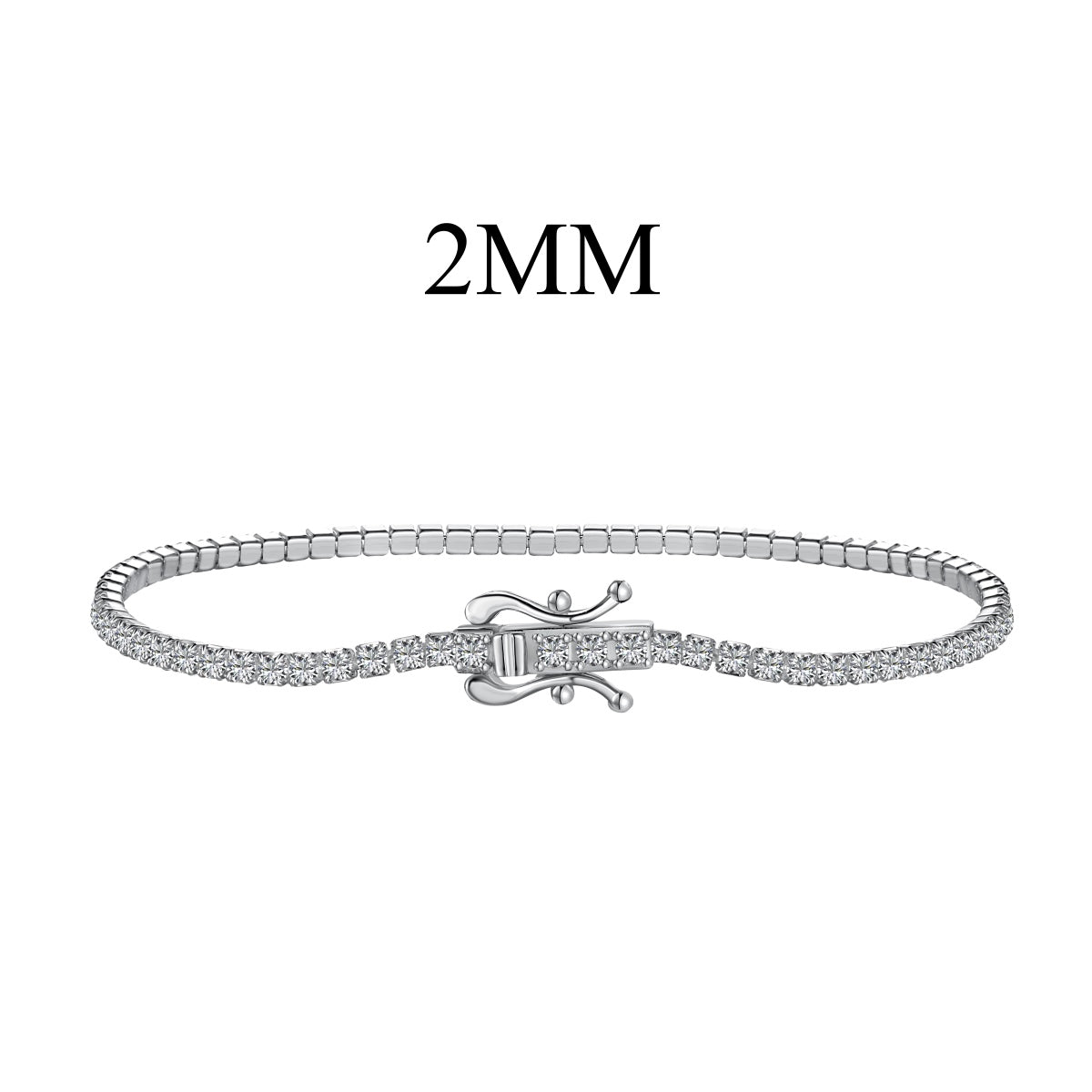 [Lucky Jewelry]Radiant Colorful Round Cut Party Bracelet