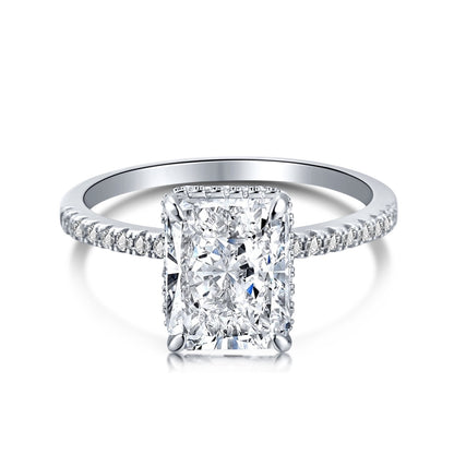 [Lucky Jewelry]4.0 Carat Luxurious Engagement Ring