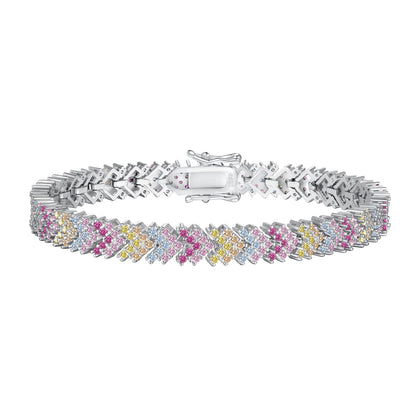[Lucky Jewelry]Ornate Luckyling Round Cut Party Bracelet