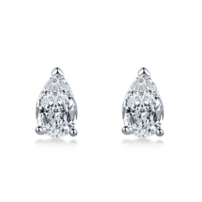[Lucky Jewelry]Ornate Water Drop Shape Earrings
