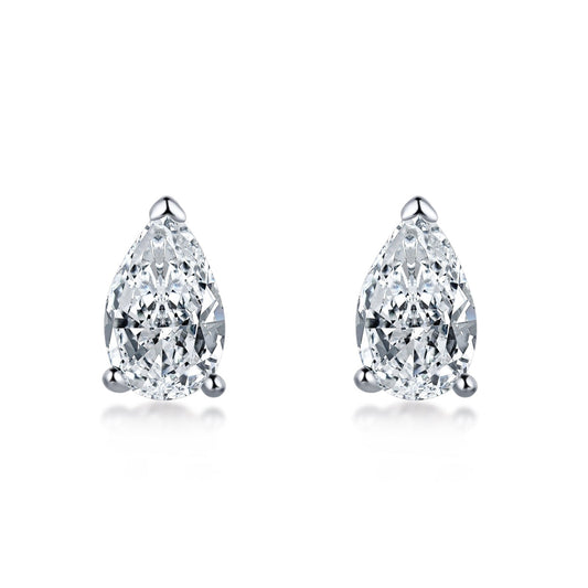 [Lucky Jewelry]Ornate Water Drop Shape Earrings
