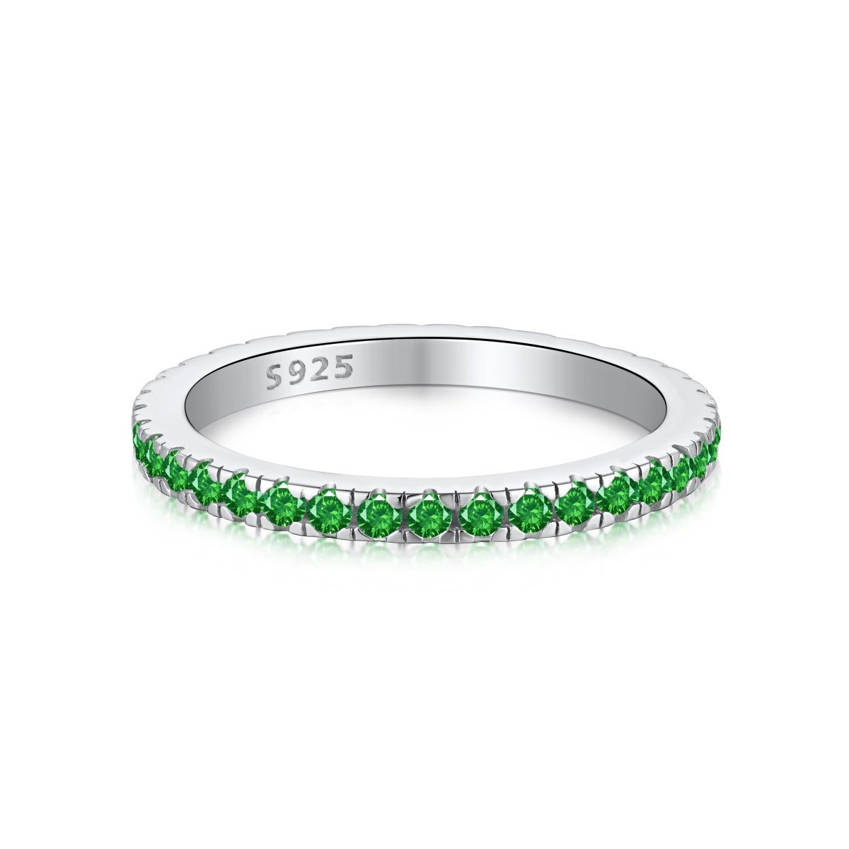 [Lucky Jewelry]Delicate Luckyling Round Cut Daily Ring
