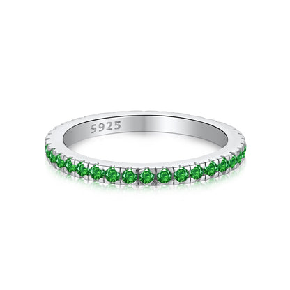 [Lucky Jewelry]Delicate Luckyling Round Cut Daily Ring