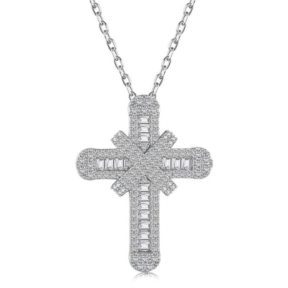 [Lucky Jewelry]Gypsophila With Dimonds Necklace