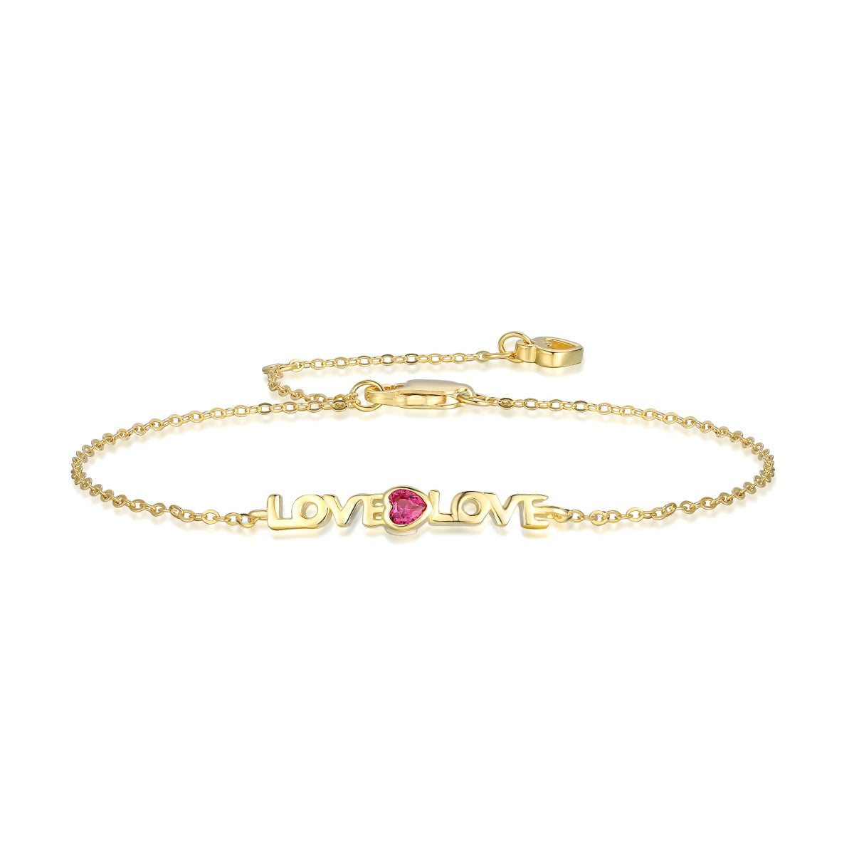 [Lucky Jewelry]Romantic Heart Shape Lover Bracelet