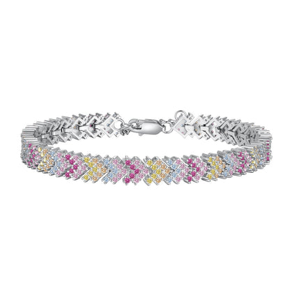[Lucky Jewelry]Ornate Luckyling Round Cut Party Bracelet