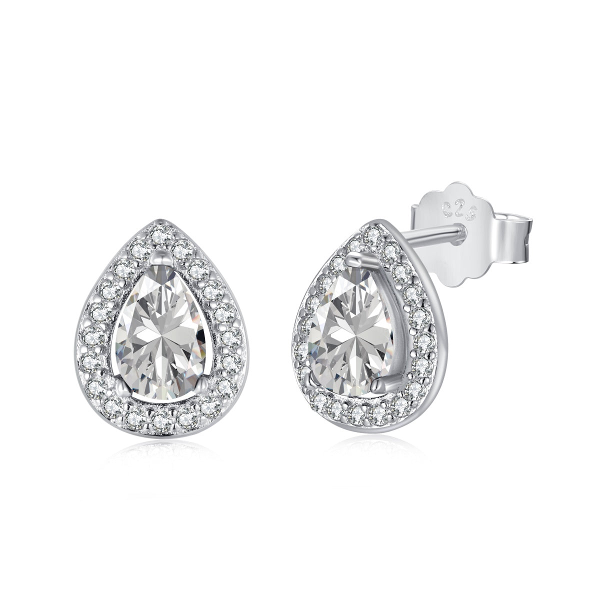 [Lucky Jewelry]Luxurious Water Drop Shape Earrings