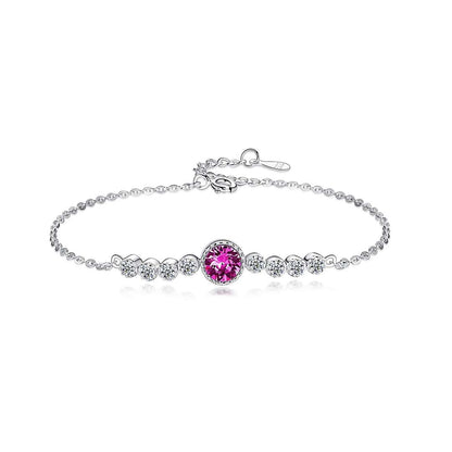 [Lucky Jewelry]Luxurious Heart Of The Ocean Bracelet