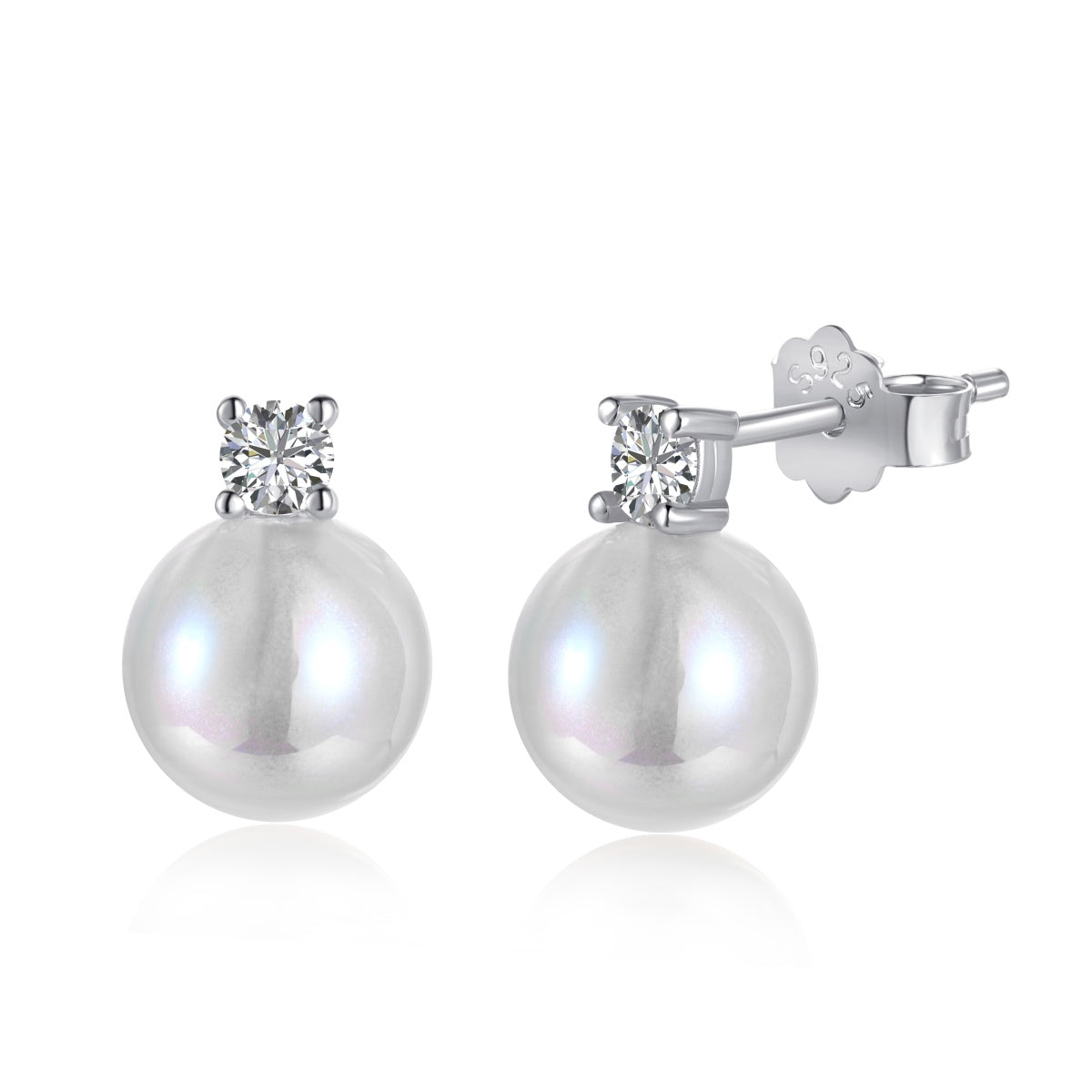 [Lucky Jewelry]Symphony Mermaid Pearl Earrings