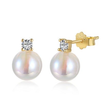 [Lucky Jewelry]Symphony Mermaid Pearl Earrings