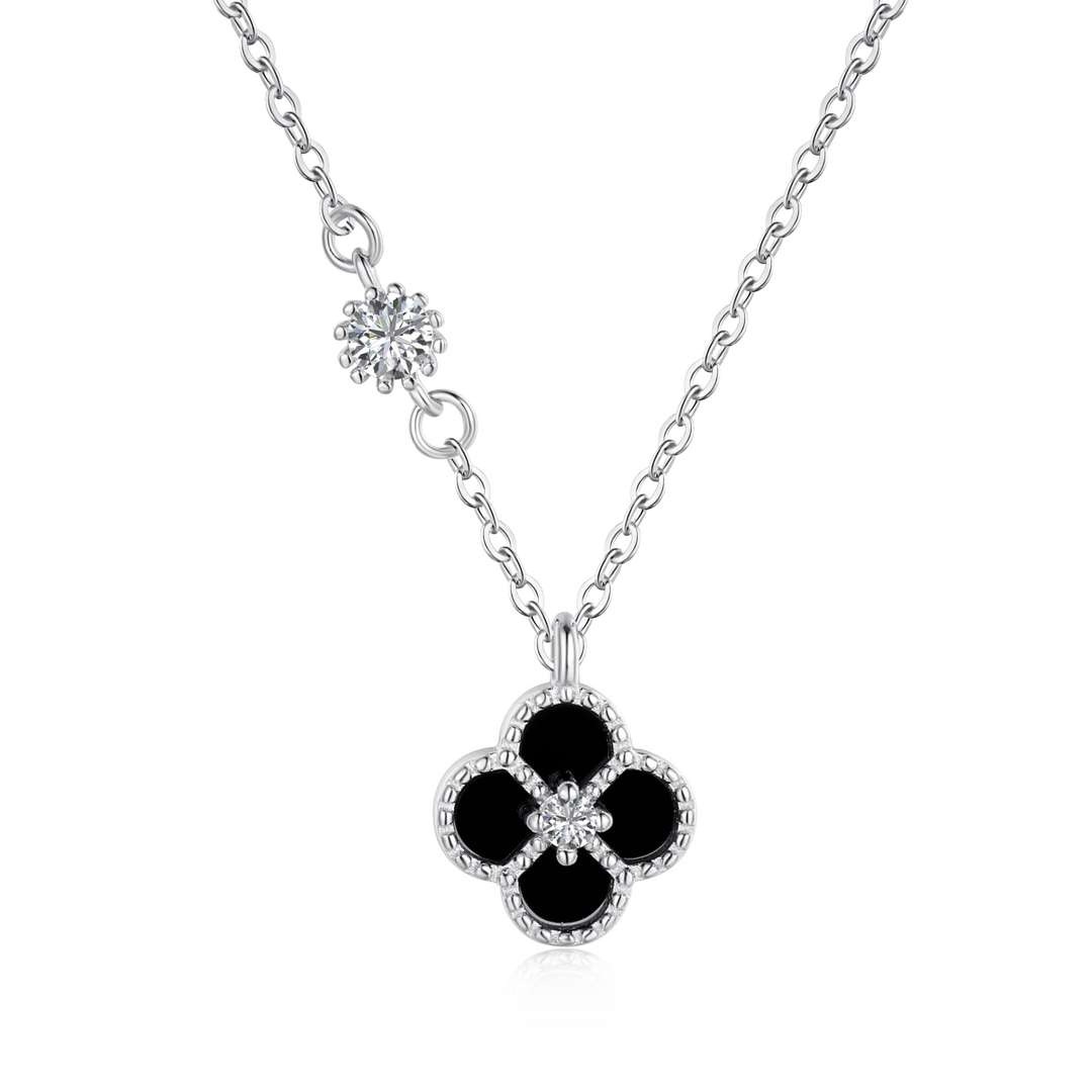 [Lucky Jewelry]Delicate Flower Shape Necklace