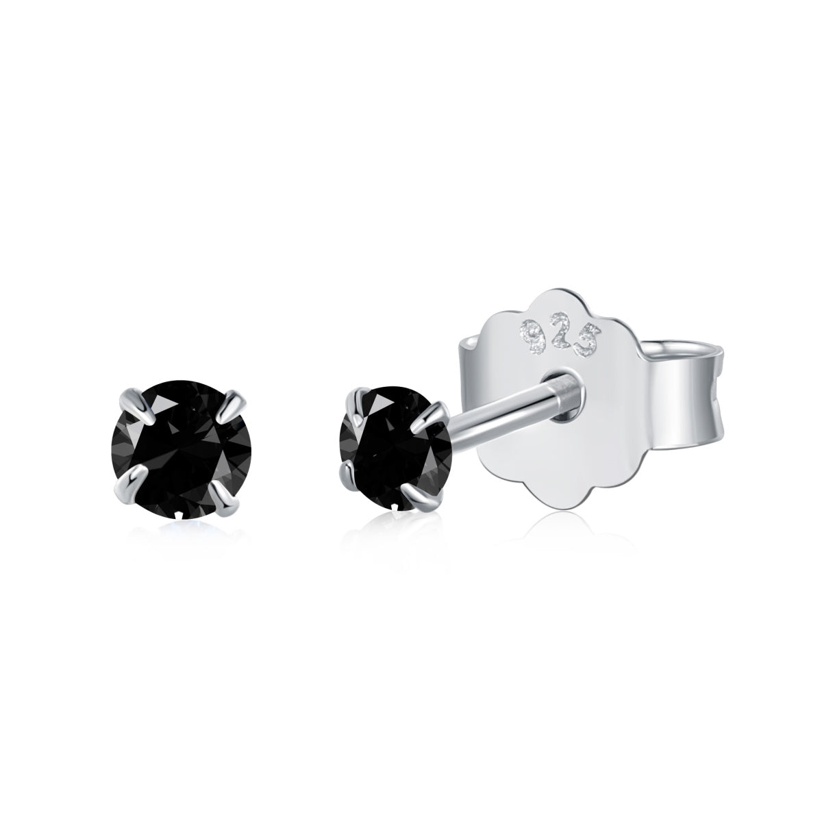 [Lucky Jewelry]Delicate Solitaire Earrings