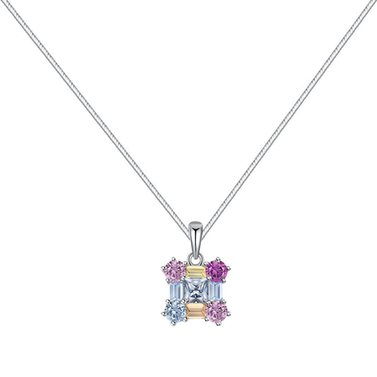 [Lucky Jewelry]Gorgeous Multi Colorful Necklace