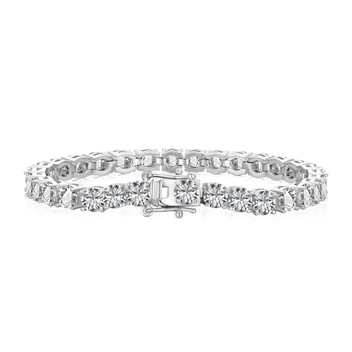 [Lucky Jewelry]Ornate Luckyling Round Cut Wedding Bracelet