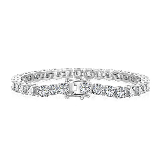 [Lucky Jewelry]Ornate Luckyling Round Cut Wedding Bracelet