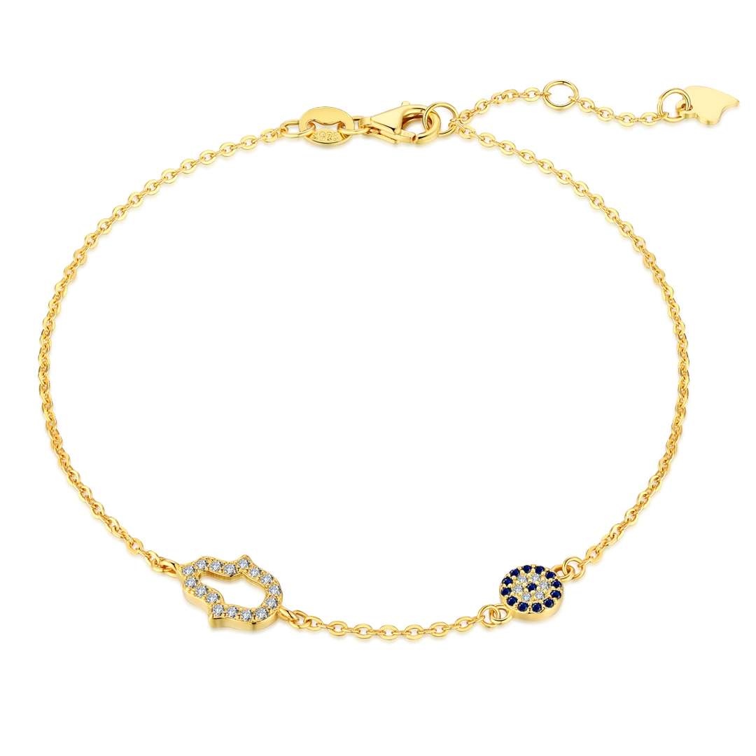 [Lucky Jewelry]Gost Shape & Round Shape Necklace