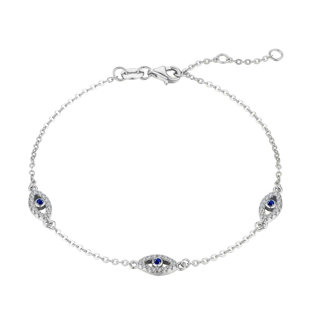[Lucky Jewelry]Evil Eye Shape Pendent Necklace