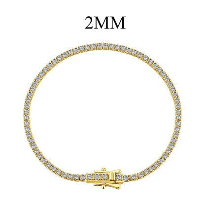 [Lucky Jewelry]Radiant Colorful Round Cut Party Bracelet