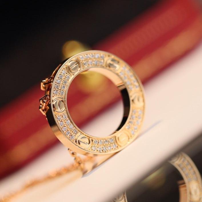 [⭐Seralia]LOVE NECKLACE ADJUSTABLE ROSE GOLD