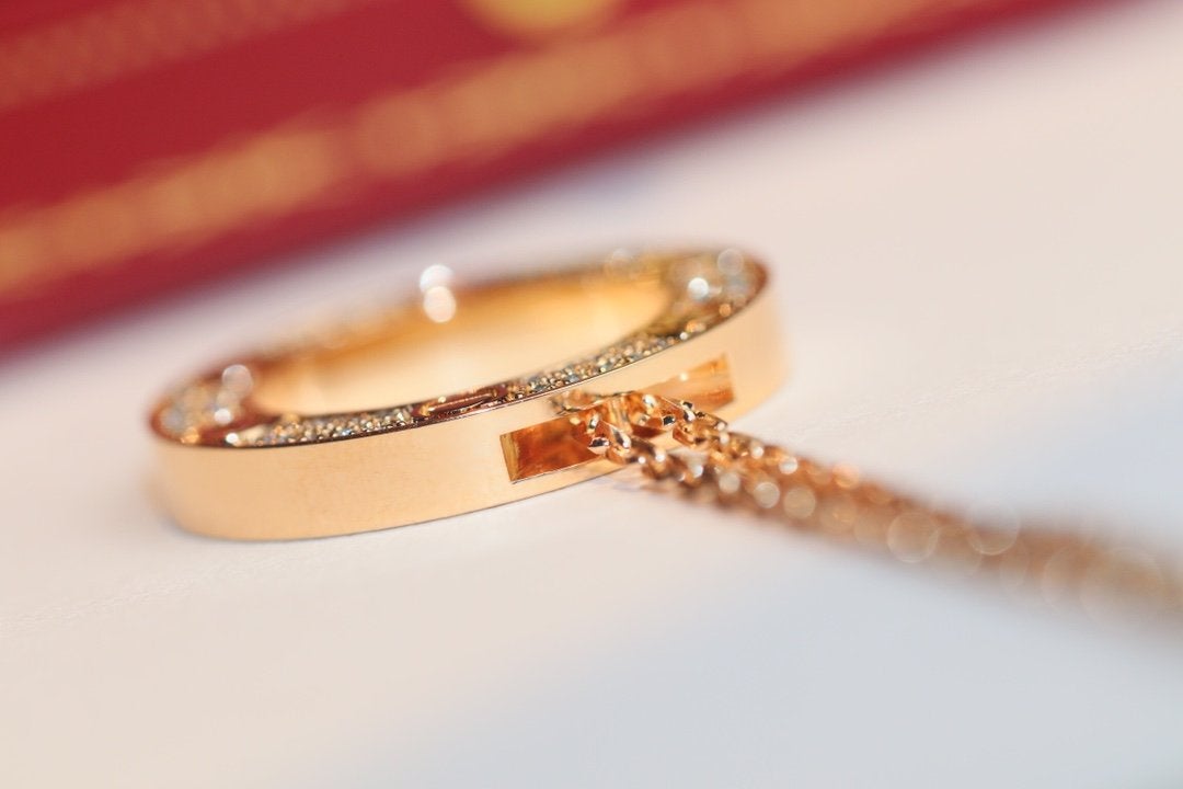 [⭐Seralia]LOVE NECKLACE ADJUSTABLE ROSE GOLD